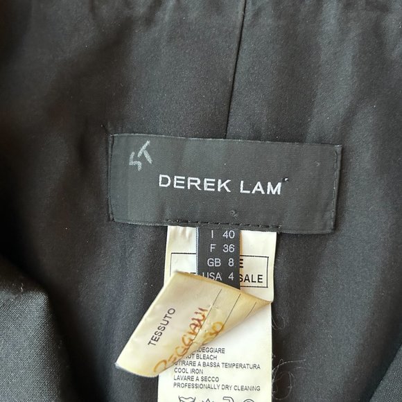 Derek Lam black wool blend oversize swing blazer, size 8 - Picture 2 of 10